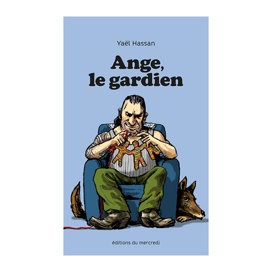 Couverture du livre Ange, le gardien de Yaël Hassan, roman jeunesse illustrant l’arrivée d’un nouveau gardien à la cité des Marronniers et les répercussions parmi les adolescents.

